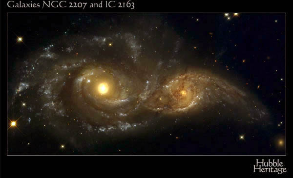 NGC2207 and IC2163