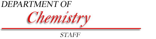 Image-Department of Chemistry Staff