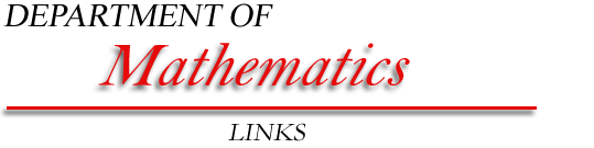 Image-Department of Mathematics. Keene state College. Internet Links.